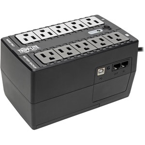Tripp Lite by Eaton UPS Standby INTERNET de 550VA 300W - 10 tomacorrientes NEMA 5-15R - 120V - 50Hz / 60Hz - USB - Clavija