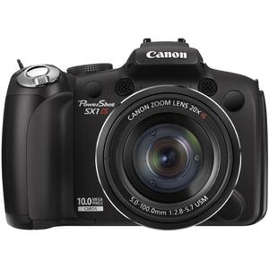 Canon PowerShot SX1 IS 10 Megapixel Bridge Camera - 7.1 cm (2.8")LCD - Electronic Viewfinder - 20x Optical Zoom - 4x Digit