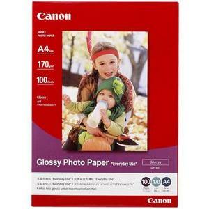 Canon GP-501 Tintenstrahl Fotopapier - 100 mm x 150 mm - Glänzend - 100er Blatt