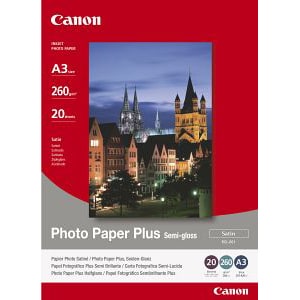 Canon Photo Paper Plus SG-201 Tintenstrahl Fotopapier - DIN DIN A3+ - 329 mm x 423 mm - 260 g/m² Grammage - Semi-gloss - 2