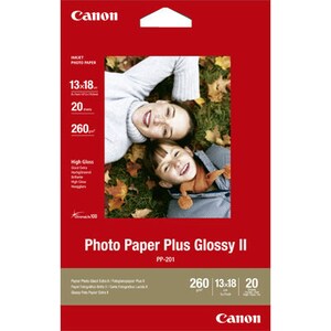 Canon Photo Paper Plus PP-201 Tintenstrahl Fotopapier - 101,60 mm x 152,40 mm - 260 g/m² Grammage - Glänzend - 50er Blatt