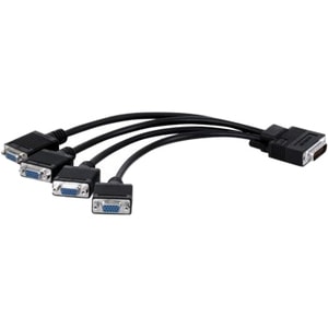 Matrox CAB-L60-4XAF Videokabel - Zweiter Anschluss: 4 x 15-pin HD-15 - Female