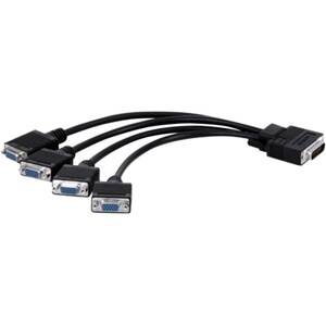 Matrox CAB-L60-4XAF Videokabel - Zweiter Anschluss: 4 x 15-pin HD-15 - Female