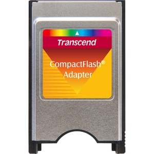Transcend TS0MCF2PC CompactFlash-Adapter - CompactFlash Type I Unterstützte Medien - PC Card Typ II/III