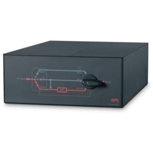 SINGLE PHASE SERVICE BYPASS PANEL 7500-10000VA BLAC