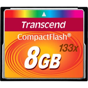 Transcend 8 GB CompactFlash - 133x Speichergeschwindigkeit