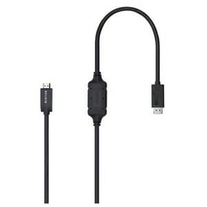Belkin DisplayPort to HDMI Cable 3ft - Black - DisplayPort Male Digital Audio/Video, HDMI Male Digital Audio/Video - 3ft