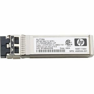 HPE SFP+ - 1 x Fiber Channel Network - 1 Pack - For Data Networking, Optical Network - Optical Fiber8 Gigabit Ethernet - F