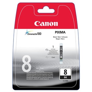 Canon CLI-8Bk Original Inkjet Ink Cartridge - Black - 1 Pack - 420 Pages