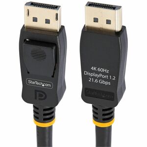 StarTech.com 6ft (2m) DisplayPort 1.2 Cable, 4K x 2K UHD VESA Certified DisplayPort Cable, DP Cable/Cord for Monitor, w/ L