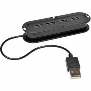 Eaton Tripp Lite Series 4-Port USB 2.0 Ultra-Mini Compact Hub with Power Adapter - USB - External - 4 USB Port(s)