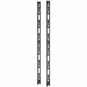 APC by Schneider Electric AR7502 Cable Organizer - Black - Cable Manager - 0U Rack Height