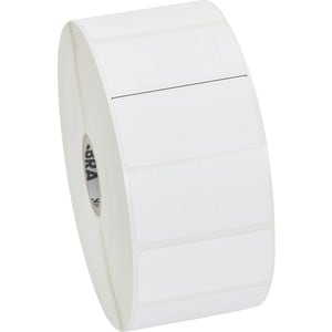Zebra Label Paper 2 x 1in Thermal Transfer Zebra Z-Perform 2000T 1 in core - 2" Width x 1" Length - 2490/Roll - 1" Core - 