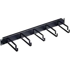 Leviton 49253-LPM Horizontal Patch Cord Manager - Cable Manager - Black - 1U Rack Height - 19" Panel Width