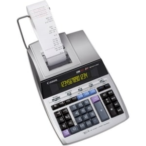 Canon MP1411-LTSC Taschenrechner mit Druckfunktion - Dualer Farbdruck - Nadeldruck - 4,3 lps - 103,94 mm - 12 Stellen - AC