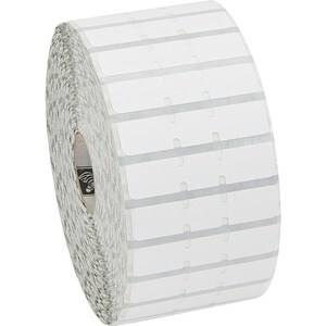 Zebra Label Polypropylene 2.2 x 0.5in Direct Thermal Zebra 8000D Jewelry 1in core - 2.2" Width x 0.5" Length - 3510/Roll -