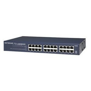 Conmutador Ethernet Netgear ProSafe JGS500 JGS524 24 - Gigabit Ethernet - 10/100/1000Base-T - 2 Capa compatible - Montaje 