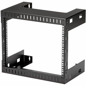 StarTech.com 2-Post 8U Heavy-Duty Wall-Mount Network Rack, 19" Open Frame Server Rack for Computer Equipment, Wall Mount D