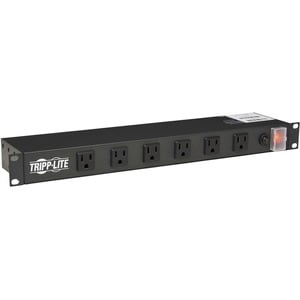 Tripp Lite Power Strip Rackmount Metal 120V 5-15R Right Angle 12 Outlet 1U - NEMA 5-15P - 12 NEMA 5-15R Hospital Grade - 4