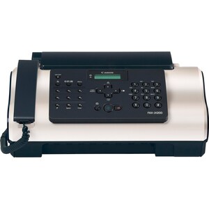 Canon FAX-JX200 Facsimile/Copier Machine - Inkjet - Monochrome - 1.2 cpm Mono - 600 x 600 dpi - Plain Paper Fax