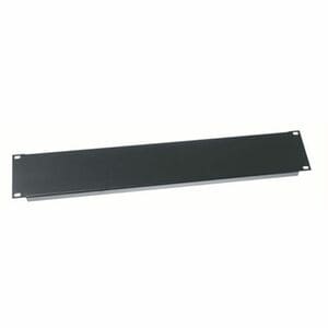 Middle Atlantic Blank Rack Panel - 2RU - Steel & Flanged - Pack of 12 - 12 Pack