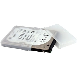 StarTech.com 2.5in Silicone Laptop Hard Drive Protector Sleeve with Connector Cap - Hard drive protective sleeve - clear