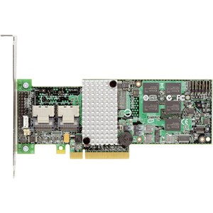 Intel RS2BL080 SAS RAID Controller - 512MB ECC DDR2 - PCI Express x8 - 600MBps - 2 x SFF-8087 - Serial Attached SCSI Internal