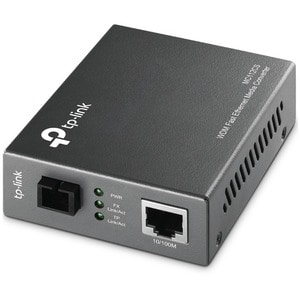 TP-Link MC112CS Transceiver/Medienkonverter - 2 Anschluss(e) - 1 x Netzwerk (RJ-45) - 1 x SC - Twisted Pair, Glasfaserleit