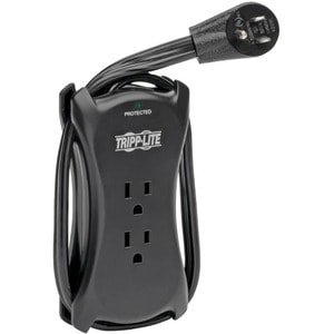 Eaton Tripp Lite Series Protect It! 3-Outlet Travel-Size Surge Protector - 5-15R Outlets, 2 USB Ports, 5-15P Input, 1050 J