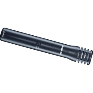 Shure SM137 Wired Condenser Microphone - Matte Dark Gray - 20 Hz to 20 kHz - 150 Ohm -41 dB - Handheld - XLR - Gold Plated