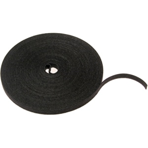 Leviton 4S115-75E Velcro Bulk Roll Cable Strap - Cable Strap - Black - 75 ft Length - 1 Pack