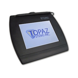 Topaz SigGemColor T-LBK57GC-BHSB Electronic Signature Pad - Backlit LCD - Active PenUSB, Serial - 4.60" x 3.40" Active Are