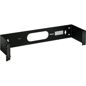 Panduit WBH2 Wall Mount for Patch Panel - Black - 9.07 kg Load Capacity - 1