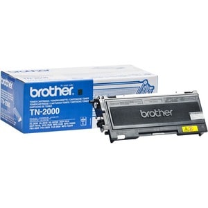 Brother TN-2000 Original Laser Toner Cartridge - Black Pack - 2500 Pages