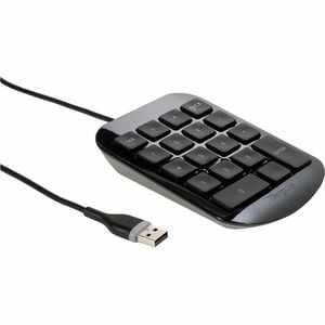 Targus AKP10EU Keypad - Cable Connectivity - USB Interface - Black, Grey - Windows XP, Windows Vista, Windows 7, Windows 8