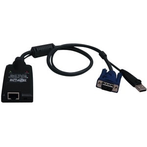 Eaton Tripp Lite Series NetDirector USB Server Interface Unit (B064-Series), TAA - RJ-45 Female Network, HD-15 Male VGA, T