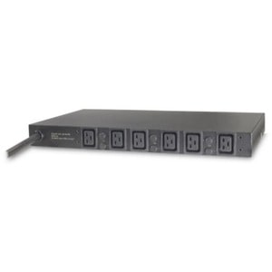 APC by Schneider Electric Basic Rack 22kW PDU - Basic - 6 x IEC 60320 C19 - 22 kW - 2.44 m Cord Length - 1U - Rack-mountable