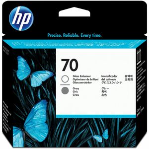 HP 70 Gloss Enhancer and Grey Printhead