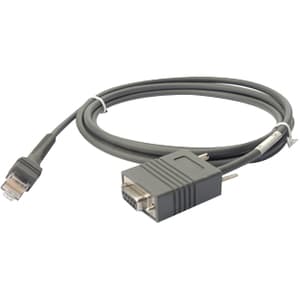 Zebra Standard Straight RS232 Cable - 2.13 m Serial Data Transfer Cable - First End: 1 x 9-pin DB-9 Serial - Female
