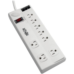 Eaton Tripp Lite Series Protect It! 8-Outlet Computer Surge Protector, 8 ft. (2.43 m) Cord, 3150 Joules, Tel/Modem/Fax Pro