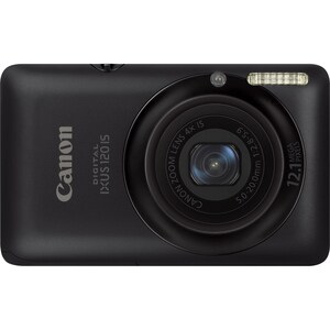 Canon Digital IXUS 120 IS 12.1 Megapixel Compact Camera - Black - 6.9 cm (2.7")LCD - 4x Optical Zoom - 4x Digital Zoom - 4