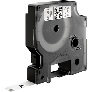 D1 - TAPE DYMO 9MMX7M BLACK/WHITE
