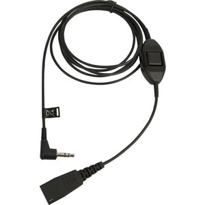 Câble audio Jabra 8735-019 - 2e bout: 1 x Mini-phone Stereo Audio - Male - Noir