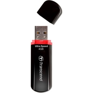 Transcend JetFlash 600 4 GB USB 2.0 Flash-Laufwerk - Schwarz