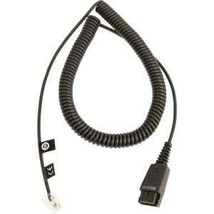 Jabra 8800-01-01 2 m Telefonkabel - Cable for Telefon - Verlängerungskabel - Schwarz