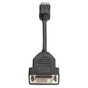 HP 19.05 cm Video Cable - First End: 1 x 20-pin DisplayPort Digital Audio/Video - Male - Second End: 1 x 24-pin DVI-D Digi