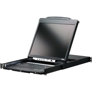 ATEN CL5800N Rackmount LCD-TAA Compliant - 1 Computer(s) - 19" - SXGA - 1280 x 1024 - 2 x PS/2 Port - 1 x USB - Keyboard -