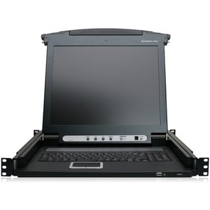 IOGEAR GCL1800 Rackmount LCD - 1 Computer(s) - 17" LCD - SXGA - 1280 x 1024 - 2 x PS/2 Port - 3 x USB - Daisy Chain - Touc