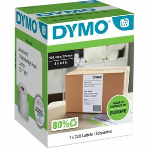 Etiquette d'expédition Dymo - 104 mm Width x 159 mm Longueur - Permanent Adhésif - Rectangle - Impression thermique direct