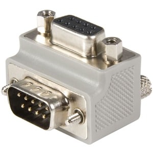 StarTech.com Serial adapter cable - Type 2 - right angle DB9 (m) -DB9 (f) - Serial ATA - Add space for your DB9 serial por
